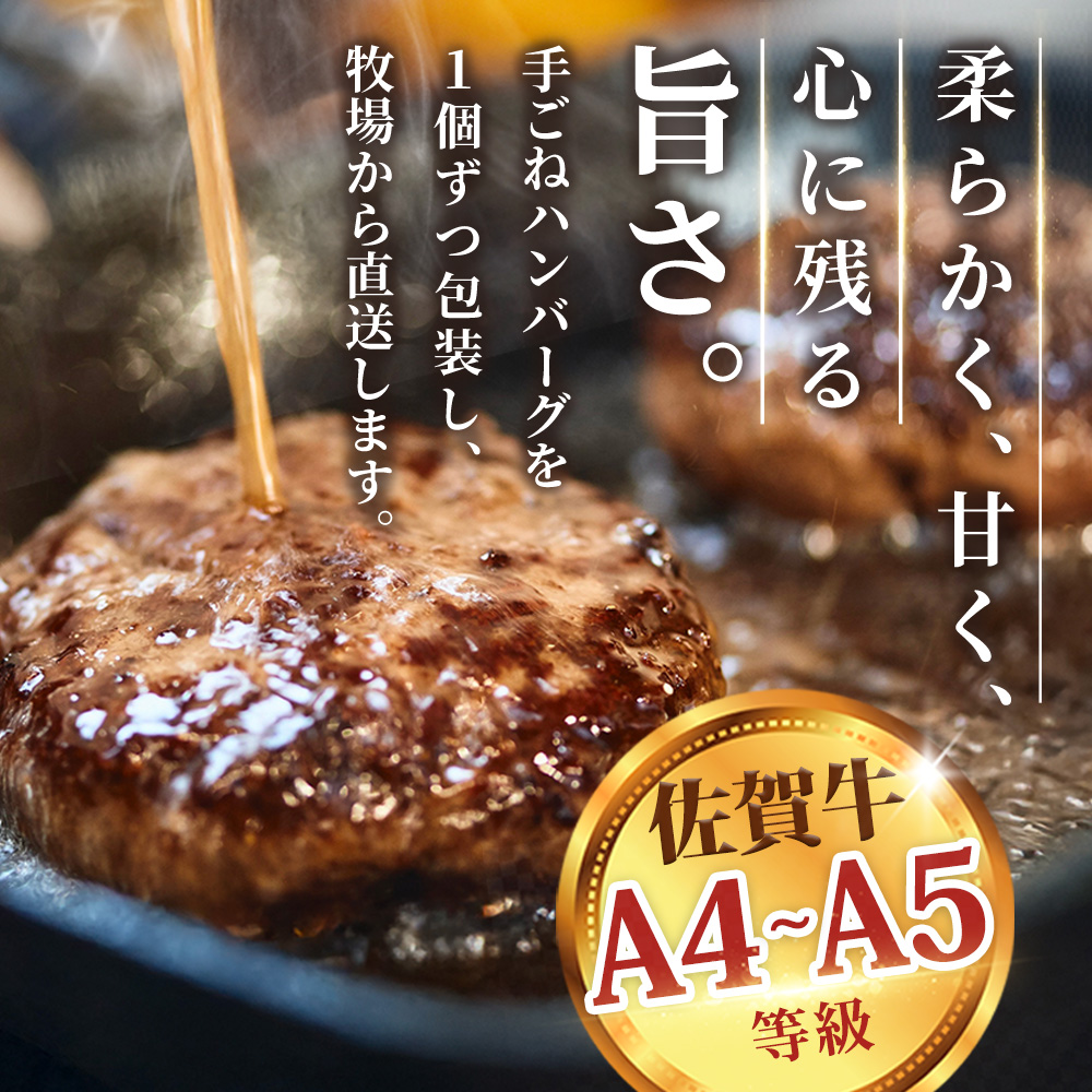 佐賀牛 サーロインステーキ200g×3枚計600g 柔らかハンバーグステーキ130g×4個計520g【佐賀牛 サーロイン ステーキ ハンバーグ 高級部位 赤身肉 霜降り】(H122127)