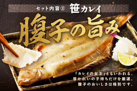 山陰浜田で創業40年大秀商店の「のどぐろ（中）と子持ち笹かれいの干物」魚介類 魚貝類 魚介 魚 セット 加工品 一夜干し 干物 干もの のどぐろ 子持ち笹かれい 笹かれい 【038_1957】