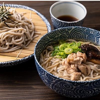 ふるさと納税 対馬市 【毎月定期便】対州そばと地鶏スープのセット(5食分)全3回