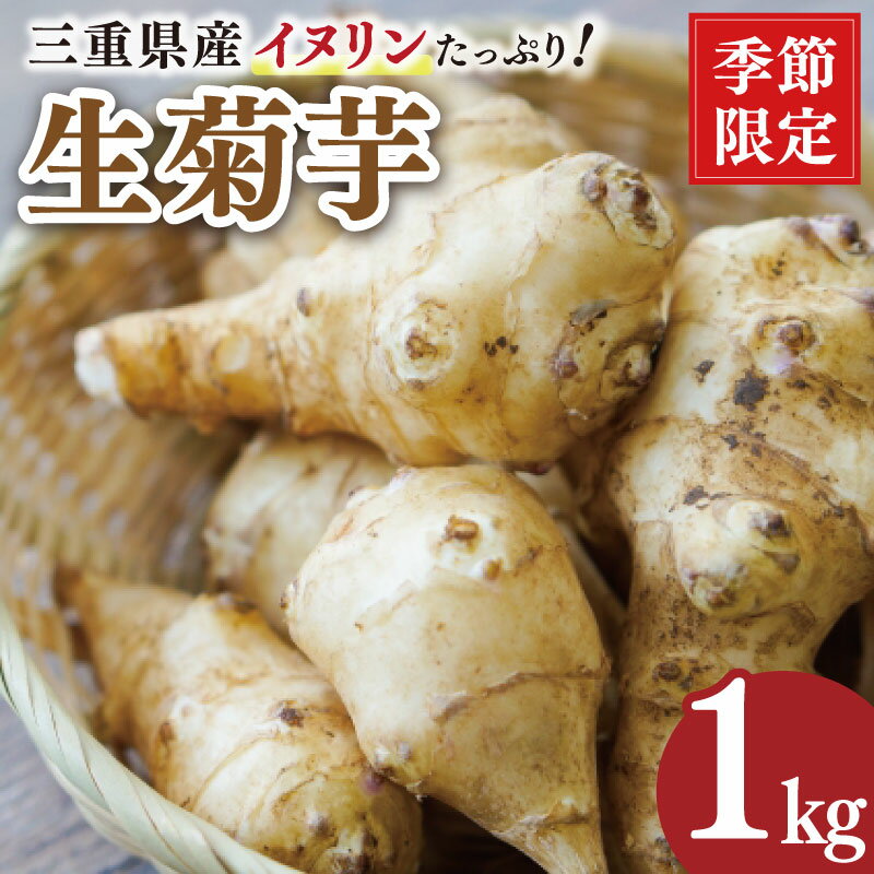 【ふるさと納税】 生 菊芋 1kg イヌリン 国産 糖質 有機 血糖値 体型 血圧 いも イモ 芋 菊芋茶 菊芋チップス SDGs エコ サスティナブル 生菊芋 素揚げ 野菜