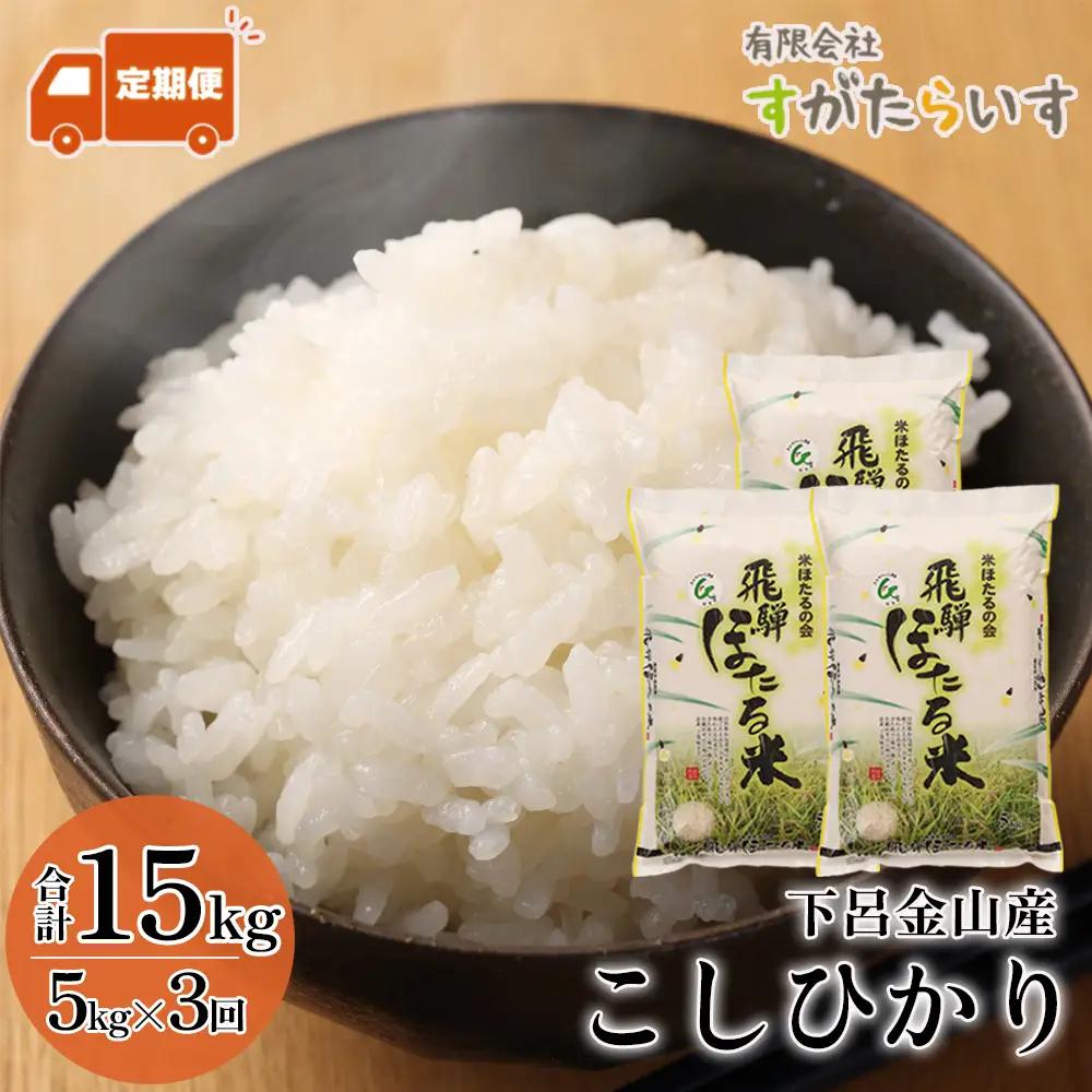 【令和7年産米】【定期便】こしひかり 5kg×3回【51-C】
