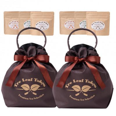 ふるさと納税 瑞穂町 Tre Leaf Tokyo 東京狭山茶・和紅茶・ほうじ茶 ギフトセット不織布バック付　2セット