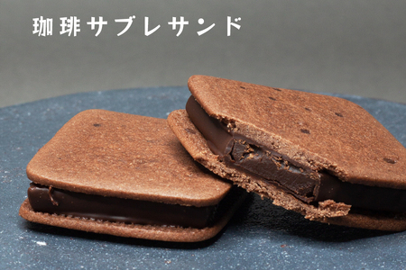 チョコレート3種6個セット (オレンジショコラケーキ 珈琲サブレサンド ショコラブラウニー)[0248]