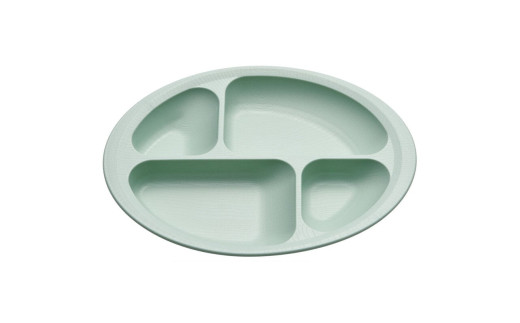 すくいやすい 仕切り プレート 食器 皿 プラスチック 丈夫 バイオマス原料使用 スケーター skater NLPS1B グリーン 緑 みどり 男性 女性 男子 女子【電子レンジ 食洗機 対応 バイオマス CO2削減】 653568 奈良県 奈良市 なら 5-067