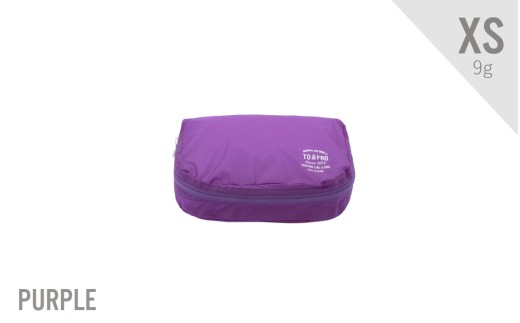 【TO&FRO】軽すぎるポーチ ORGANIZER AIR【XSサイズ・パープル】