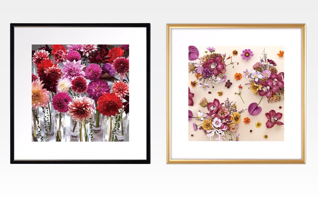 （左）Metropolitan Dahlias　（右）Timeless Florals