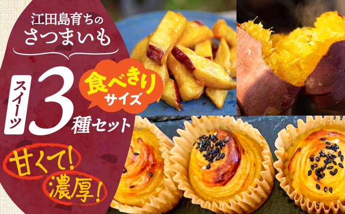 
                  ねっとり濃厚！てくてくのさつまいもスイーツ お試し3種セット｜スイートポテト 大学芋 焼き芋 さつまいも サツマイモ 紅はるか 安納芋 芋スイーツ 和菓子 お菓子 おやつ デザート 和スイーツ お取り寄せ ギフト 贈答 贈り物 プレゼント おすすめ 手土産 定番 贈答用 江田島 広島県産 リピート 好評 広島県産 江田島市/峰商事 合同会社 [XAD074]
                