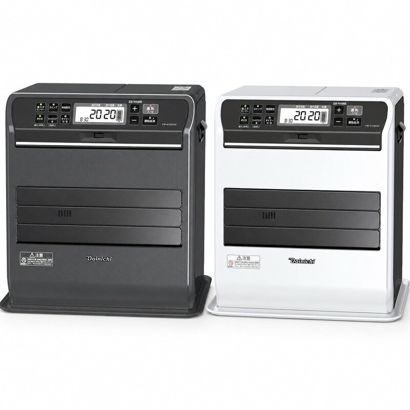 【ふるさと納税】石油ファンヒーター 日本製 ダイニチ FW-4726SGX 17畳 9L タンク 速暖ヒーター ファンヒーター 家電 ホワイト ブラック 白 黒 リビング キッチン 洗面所 脱衣所 暖房 暖房器具 新潟県 新潟市　お届け：2026年8月下旬頃から順次発送いたします。