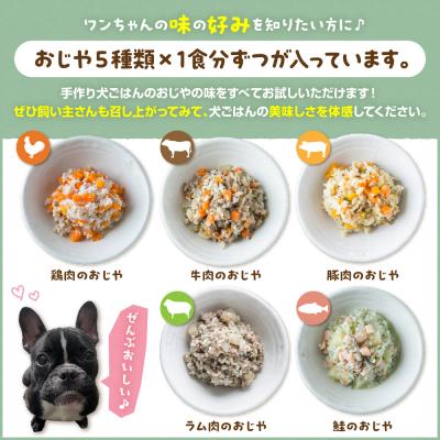 ふるさと納税 妙高市 ワンちゃん用おじや5食セット　【150g×5袋】 |  | 01