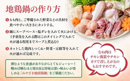 みやざき地頭鶏　鍋セット＜1.5-58＞