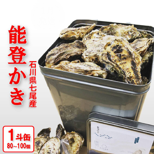 【能登半島地震復興支援】魚介類 牡蠣／能登かき　殻付牡蠣 一斗缶/約10kg（約80～100個） 専用ナイフ 片手用軍手付/世界農業遺産「能登の里山里海」 ｜ 牡蠣 牡蠣 牡蠣 牡蠣 牡蠣 ※要加熱 ※2026年1月下旬～5月下旬頃に順次発送予定 ※離島への配送不可