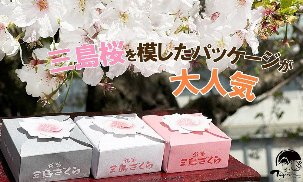 
兎月園　【御中元】　熨斗付き　三島ざくら6個（３種×各２個）詰め合わせ　カステラ風饅頭　黒糖餡　栗餡　紫蘇餡　和菓子　静岡　三島市　桜　さくら　ギフト　お礼　ご挨拶
