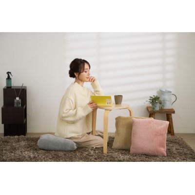 ふるさと納税 泉大津市 クッションブランケット(ベージュ) |  | 03