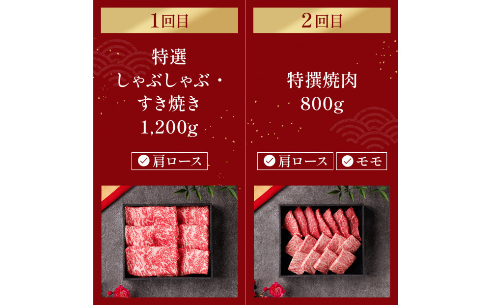【和牛セレブ】神戸牛 定期便「ファーストクラス」（定期便６回）