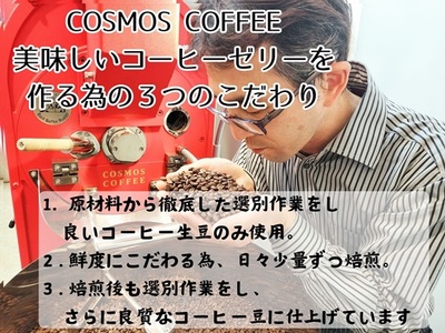 コーヒー マイスター の作った コーヒー ゼリー 9個 入り コーヒーゼリー 珈琲ゼリー 珈琲 スイーツ デザート ギフト 贈り物 コスモスコーヒー 静岡県 牧之原市