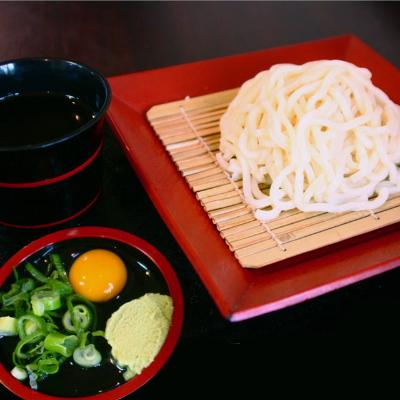ふるさと納税 吹田市 【製麺所直送】中細うどん生麺8人前セット(つゆ付き)