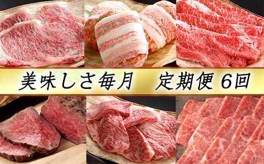 
            【カネ吉山本】近江牛 おいしさ毎月便－喜－（全6回定期便）（2023年9月改定）【Y092U】
          