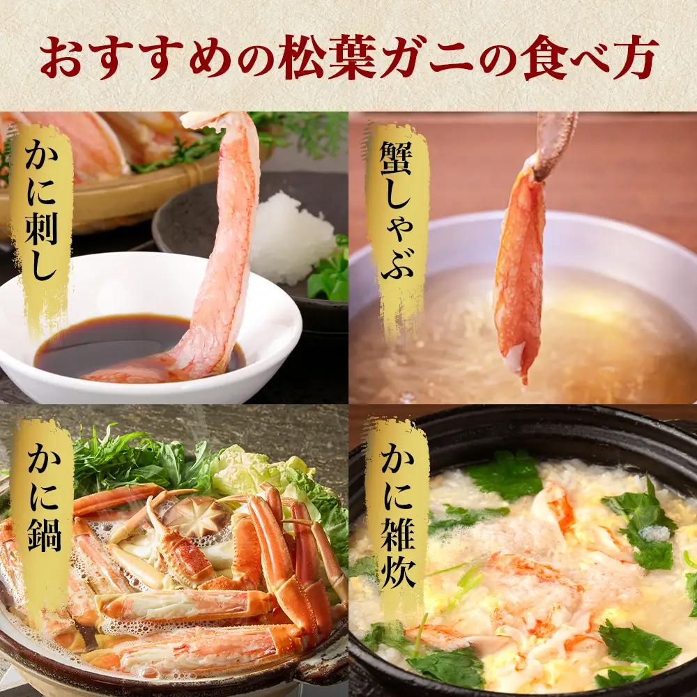 【先行予約】【魚倉】タグ付き ボイル 松葉ガニ （特大950g） かに 蟹 カニ