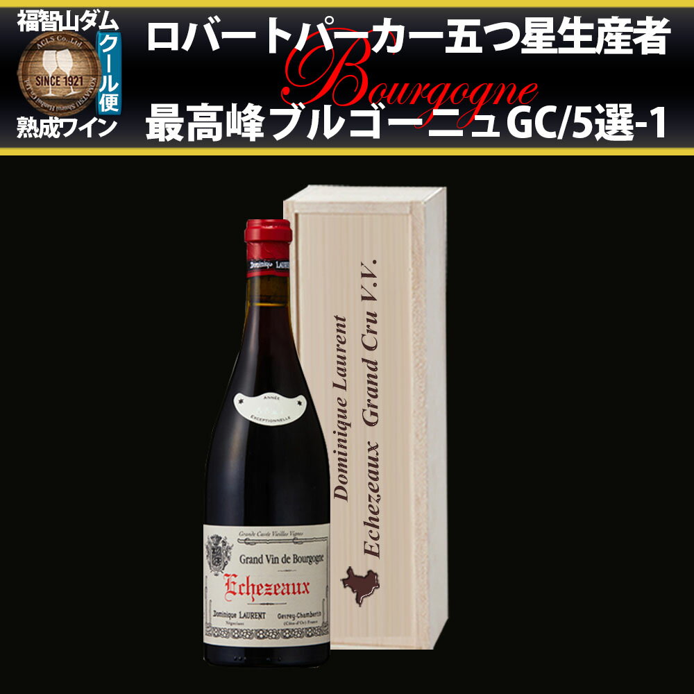【ふるさと納税】FD581 福智山ダム熟成 五つ星生産者 ブルゴーニュ最高峰GC 5選-01 750ml 1本 ワイン 熟成ワイン 酒 お酒 ぶどう ブドウ 葡萄 ブルゴーニュ 冷蔵 福岡県 直方市 送料無料