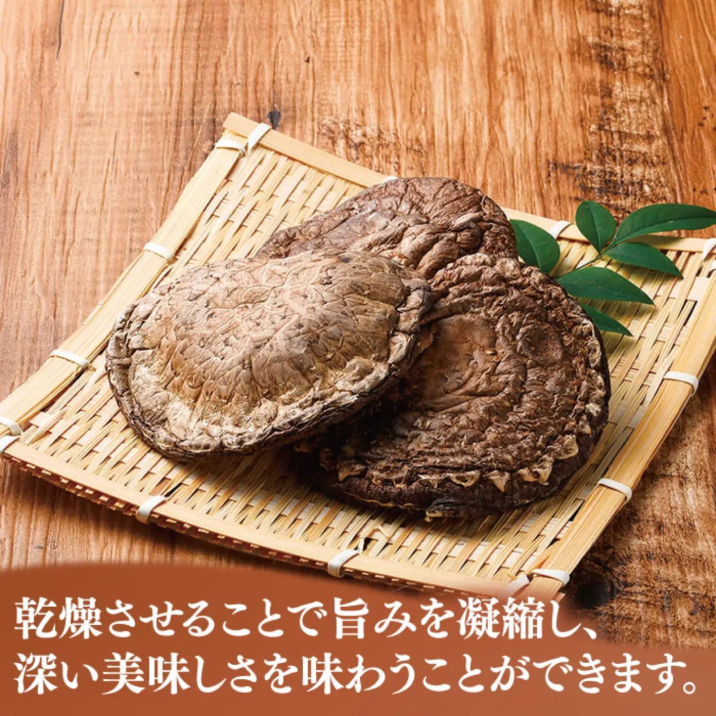 対馬 原木 椎茸 ステーキ 大1枚入り ×4箱 しいたけ 森のアワビ 香信 出汁 [WAI082]