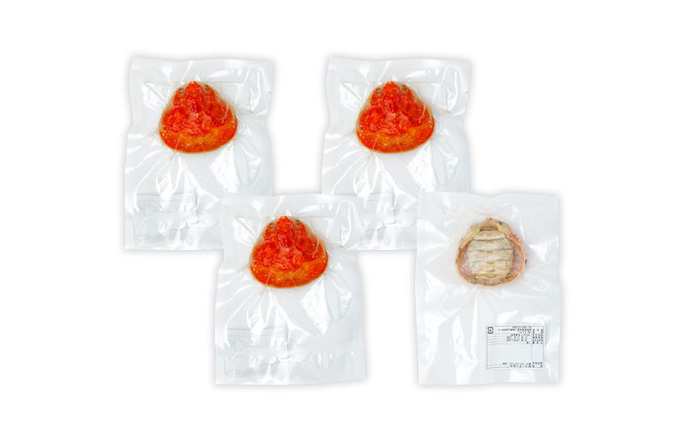 数量限定 親ガニ（ズワイガニメス）甲羅盛り 4個