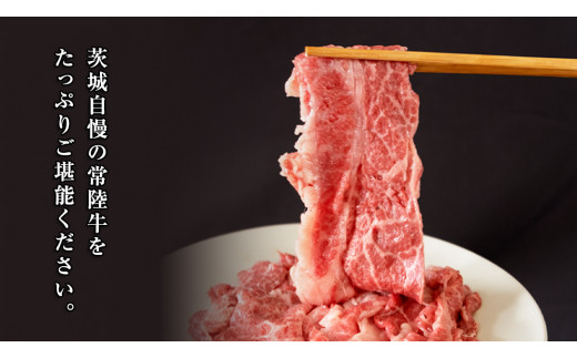 常陸牛 切り落とし 900g (450g×2袋) × 3回  定期便 牛肉 国産牛 和牛 切落し お肉 A4ランク A5ランク ブランド牛 切り落し すき焼き 小分け 【 3ヶ月 定期便 】（茨城県共