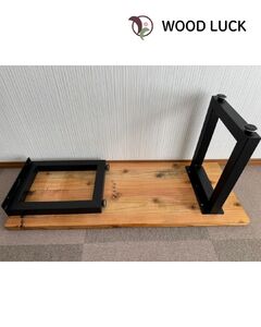 WOOD LUCK　ベンチ ／ ウッドベンチ ウッド ウッドチェア 長椅子 廃材 SDGs A-PLUS事業協同組合 自然 オリジナル 古材 杉 建築現場 奈良県 田原本町