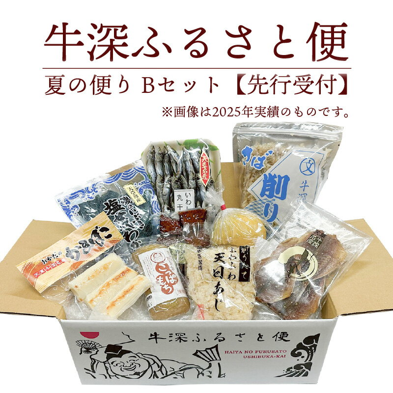 【ふるさと納税】地元の魅力が詰まった特産品セット 牛深 ふるさと便 夏の便り Bセット 水産加工品 柑橘類 お菓子 約 7 ～ 9 詰め合わせ 厳選 バラエティ セット フルーツ 特産品 食べ物 食品 お取り寄せ お取り寄せグルメ 熊本県 天草市 九州 送料無料
