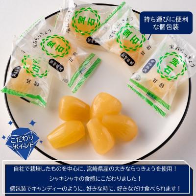 ふるさと納税 三股町 <宮崎県産>宝石らっきょう　甘酢(70g×4袋・計280g)【MI154】 |  | 01