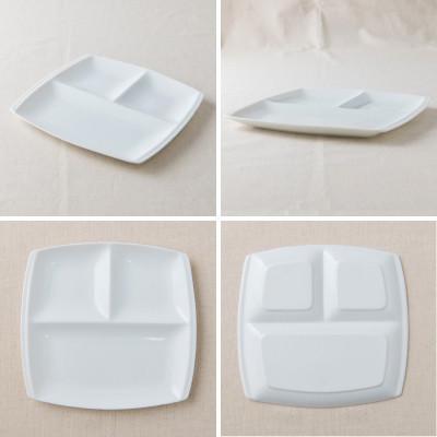 ふるさと納税 瑞浪市 【2枚SET】美濃焼 titto ランチプレート 角 白 小田陶器 |  | 02