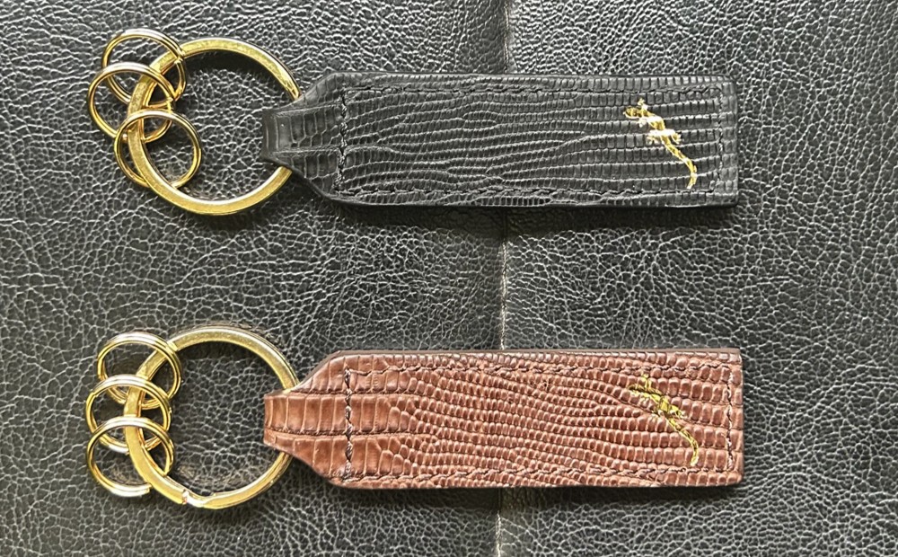 
            テジュー(トカゲ革) キーホルダー | トカゲ トカゲ革 ワニトカゲ エキゾチックレザー 天然皮革
          