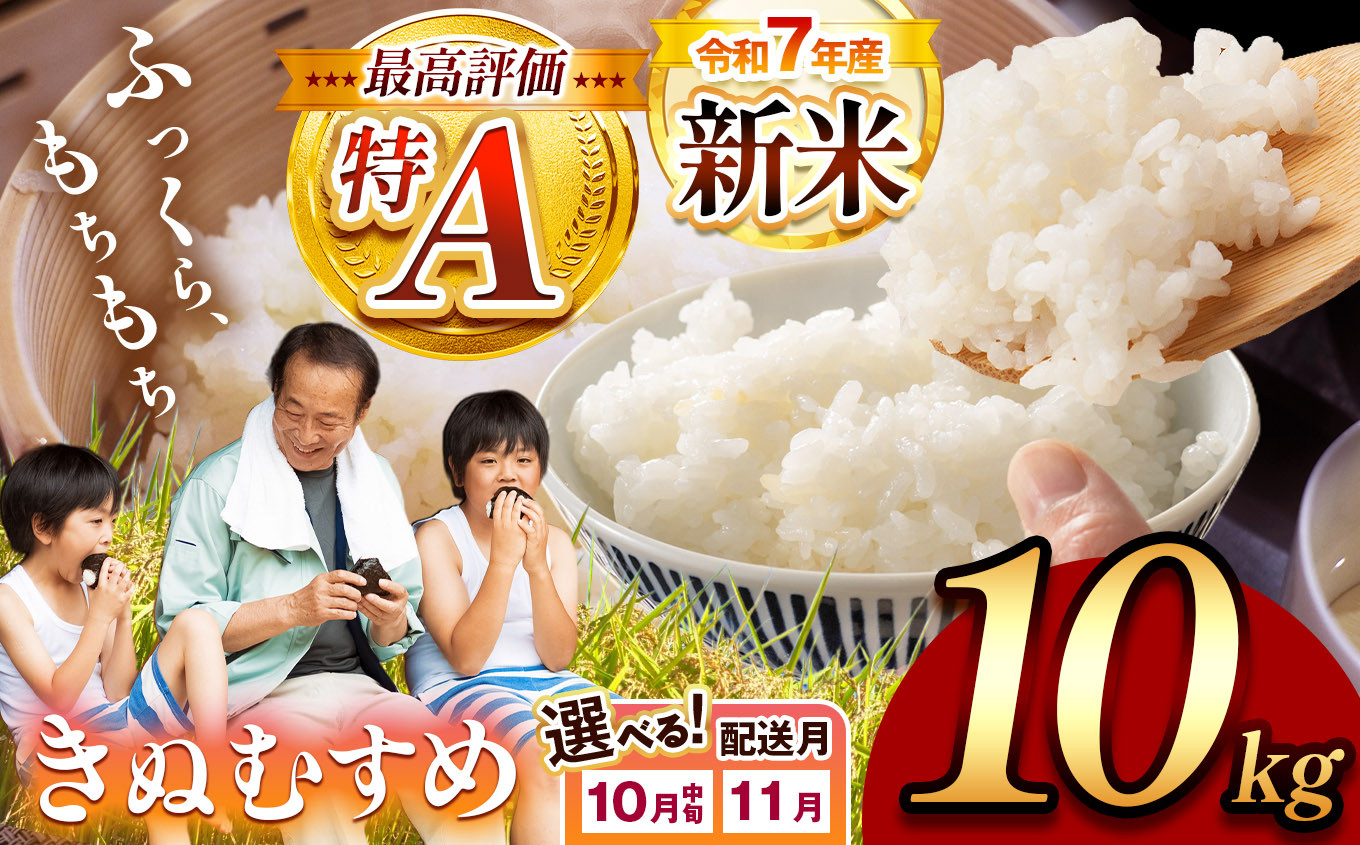 
            令和7年度産 新米 きぬむすめ 白米 10kg 先行予約 ＜ 2025年10月中旬～11月より順次発送予定 ＞ ｜ 精米 新米 白米 米 お米 コメ 単一米 きぬむすめ 山口 美祢 秋吉台 10kg
          