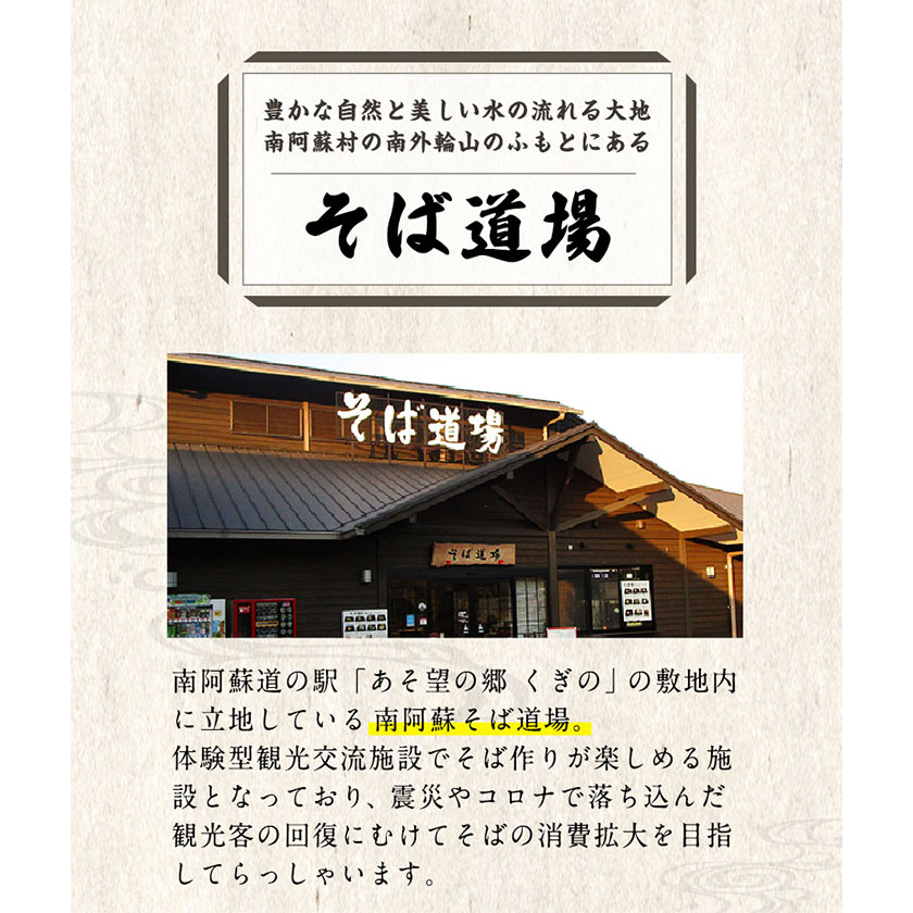 自然豊かな南阿蘇の粗挽きそば 10袋 あそ望の郷くぎの そば道場《90日以内に出荷予定(土日祝除く)》 熊本県南阿蘇村 蕎麦---sms_sdosoba_90d_22_17000_10i---