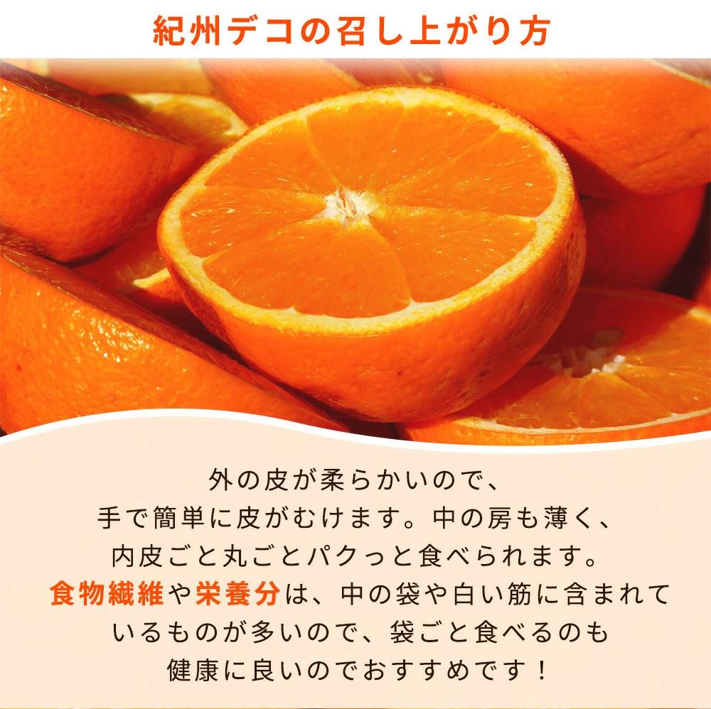 完熟紀州デコ(不知火) 約3kg　果肉プリプリ♪【2025年2月下旬以降発送】【先行予約】【UT42w】AN016