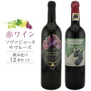 【ふるさと納税】ソヴァジョーヌ・サヴルーズ 3年代分 飲み比べ計12本セット【日本ワイン赤 香川県産 ぶどう】