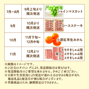 定期便 プレミアムコラボ オリーブ牛　待望のプレミアムコラボ【8回】定期便B_M04-0141