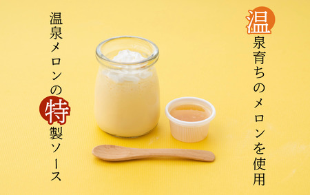 ~温泉育ちのメロンが香る~ 南伊豆プリン 8個入り  【 スイーツ プリン 】