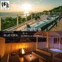 【ふるさと納税】宿泊補助券 (選べる / 30,000円分 または 60,000円分) VACATION VILLA ＆ GLAMPING BLUE EDEN / ヴィラ 宿泊 宿 リゾート 別邸 海 ビーチ プライベートビーチ 海水浴 BBQ 贅沢 旅行 トラベル 静岡県 伊豆市 駿河湾 土肥