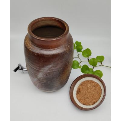 ふるさと納税 備前市 備前焼サーバー3.2L・台付き(登り窯) |  | 01