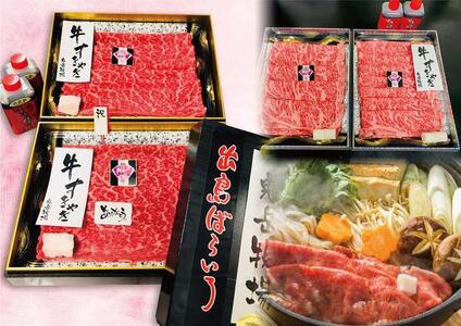 【AB780】長崎和牛 出島ばらいろ 2回定期便 《プチタイプM》