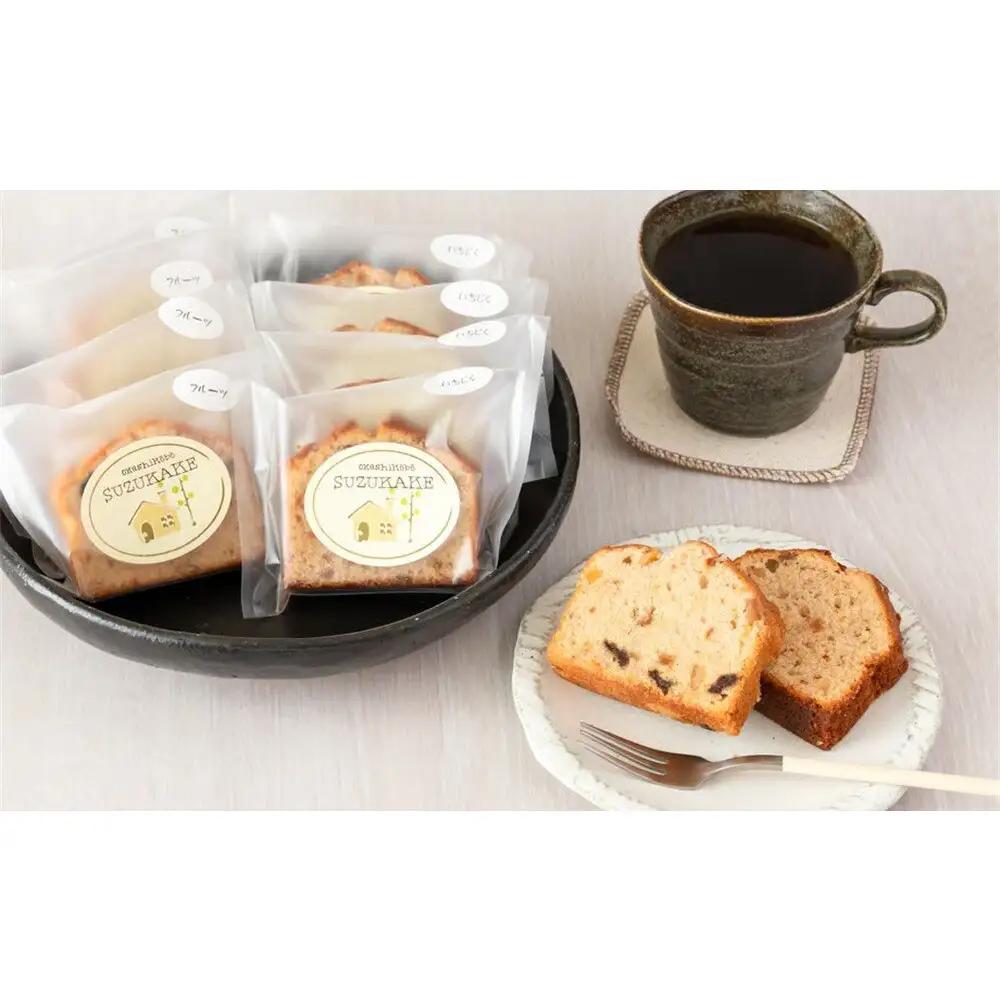 パウンドケーキ 「おかし工房すずかけ」のギフトボックス4【パウンドケーキ1本（いちじく）・クッキー（ミニサイズ）5種】