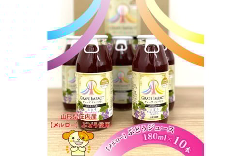 グリーンファーム小野寺の無添加ぶどうジュースセット（180ml×10本）