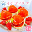 【ふるさと納税】イチゴイチエ イチゴムースのケーキ 4個入り〈ケーキ箱込み〉個包装 ギフト 洋菓子 インスタ映え ケーキ 冷凍 苺 いちご ムース スイーツ かわいい おしゃれ スイーツギフト 高知県 返礼品 13000円 お取り寄せ お土産 贈り物 プレゼント 熨斗 のし お祝い