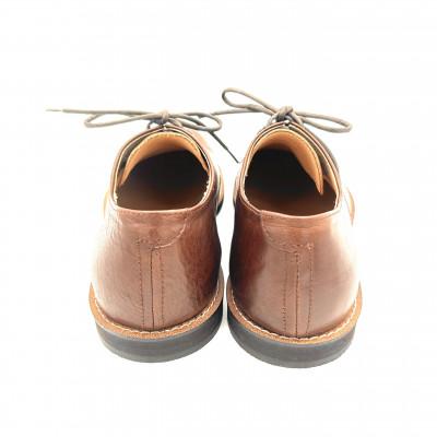 ふるさと納税 松原市 【メンズ/レディース】ダービーシューズ　スーパーブラウン　22.0cm(EUサイズ34) |  | 02