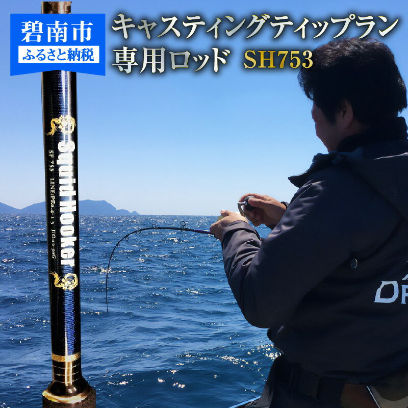 【ふるさと納税】釣り 竿 ロッド 1本 SH753 キャスティング ティップラン 専用 ロッド アオリイカ 広範囲 エギング 高感度ロッド どシャロー ディープ ZERODRAGON Squid Hooker 愛知県 碧南市 送料無料 [離島配送不可]