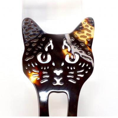 ふるさと納税 長崎市 べっ甲製すまし猫かんざし |  | 02