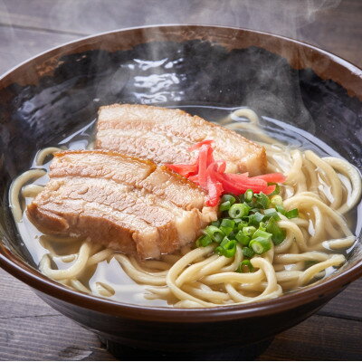 【ふるさと納税】宮良そば もちもち生麺のラフテーそば 4食セット(特製スープ付き)【配送不可地域：離島】【1692829】