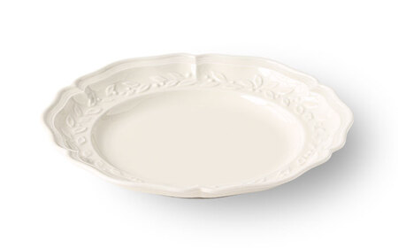 【波佐見焼】ombre de fleur オリーブM ミルキーホワイト 2枚セット　食器 皿【翔芳窯】[FE446]