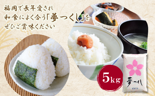 【新米】令和7年産 研ぐお米 夢つくし5kg 米 コメ 5kg 箱入り 5キロ 福岡 夢つくし ゆめつくし 手軽 リピート 日時指定 ギフト お中元 お歳暮 コスパ 福岡県限定銘柄 人気 研ぐお米	