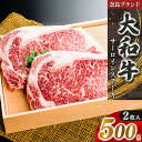 【ふるさと納税】奈良県産 黒毛 和牛 「 大和牛 」サーロインステーキ （ 250g x 2 ） | 肉 にく ニク お肉 牛肉 黒毛 和牛 赤身 国産 大和牛 切り落とし こまぎれ バラ サーロイン ステーキ 盛合わせ 冷凍 奈良県 五條市